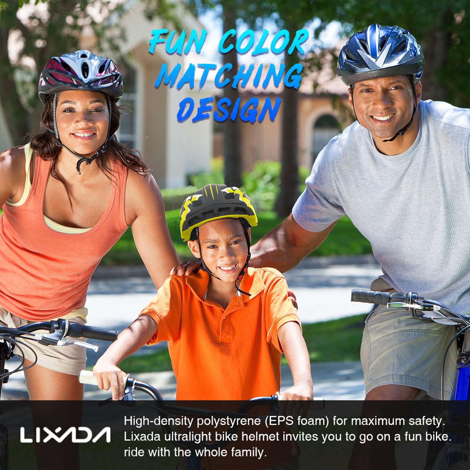 Foto 7 | Casco Lixada Para Niños, Ajustable, Desmontable, Integral, Azul - Venta Internacional.