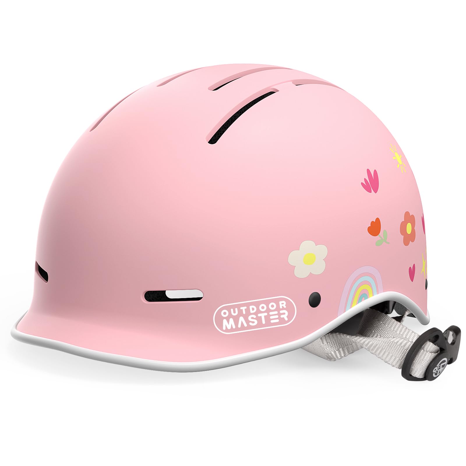Foto 1 | Casco De Bicicleta Helmet Outdoormaster Para Niños Pequeños Con Visera - Venta Internacional.