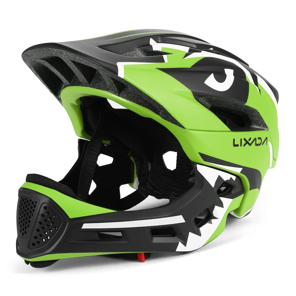 Foto 2 pulgar | Casco De Bicicleta Lixada Para Niños, Ajustable, Desmontable, Integral, Azul - Venta Internacional.