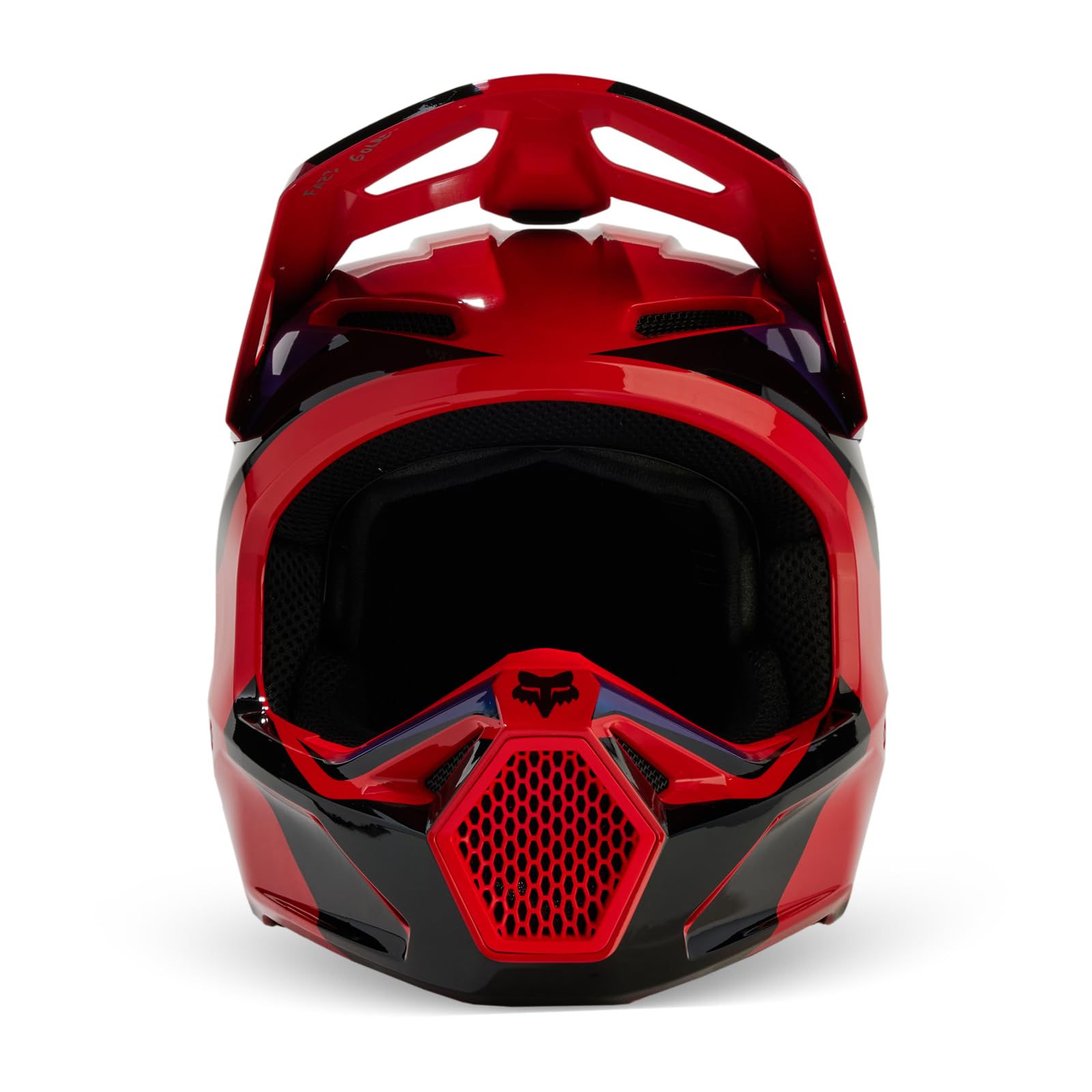 Foto 8 pulgar | Casco De Motocross Fox Racing V1 Streak Flo Rojo Xl - Venta Internacional.