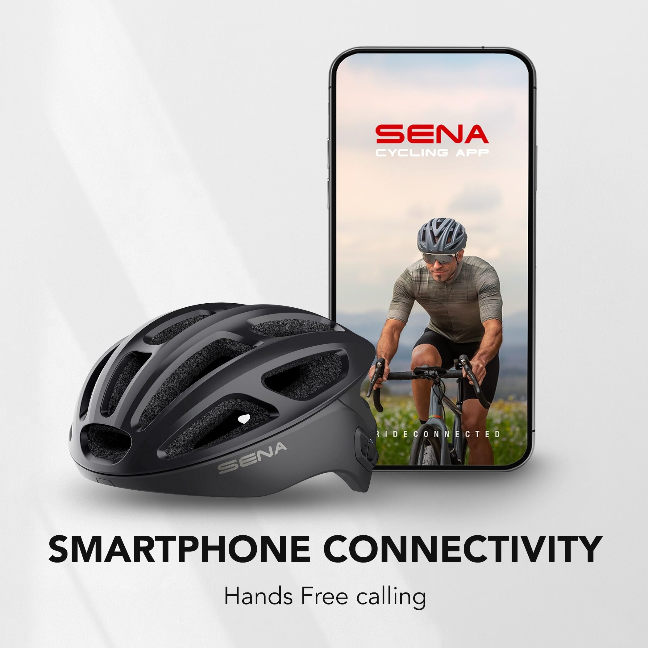 Foto 4 pulgar | Casco De Ciclismo Sena R1 Smart Matte Black Para Adultos - Venta Internacional.