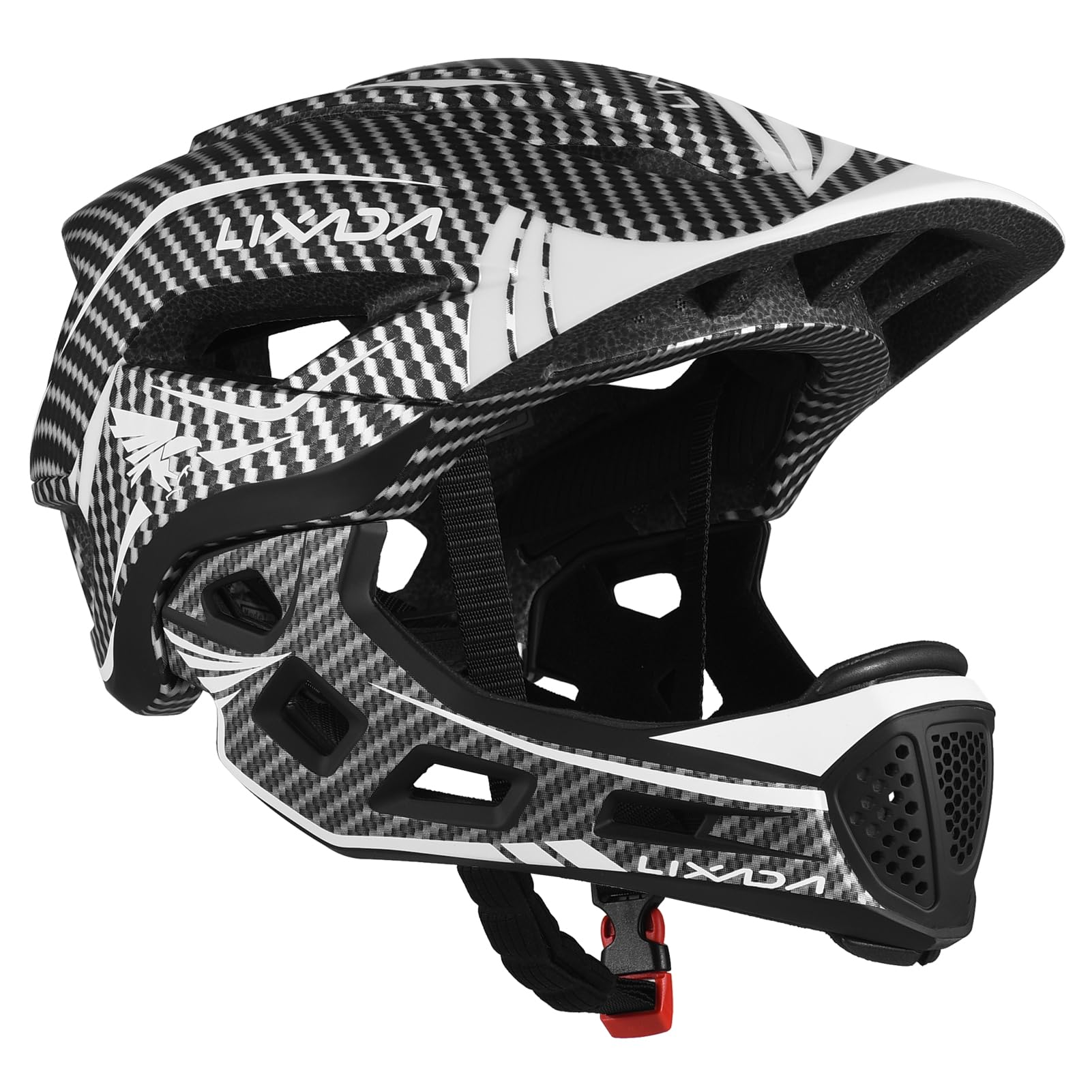 Foto 7 pulgar | Casco De Ciclismo Lixada Para Niños, Desmontable, De Cara Completa, De 52 A 58 Cm - Venta Internacional.