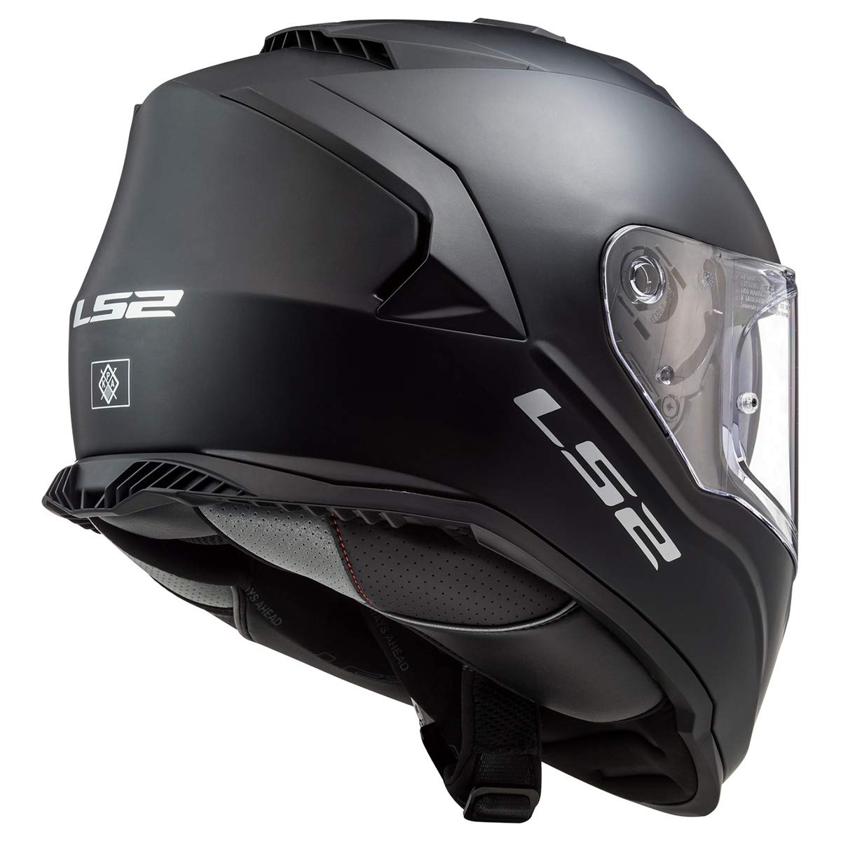 Foto 7 pulgar | Casco De Moto Ls2 Assault Full Face Con Protector Solar Negro Xl - Venta Internacional.