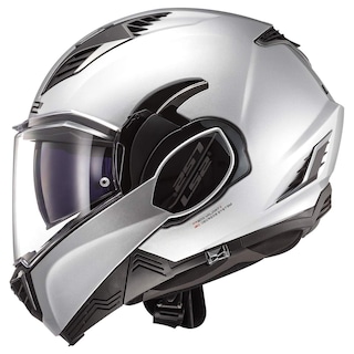 Foto 3 | Casco Modular Ls2 Valiant Ii Gloss Silver X-small - Venta Internacional.