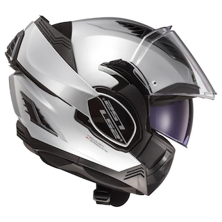 Foto 4 | Casco Modular Ls2 Valiant Ii Gloss Silver X-small - Venta Internacional.