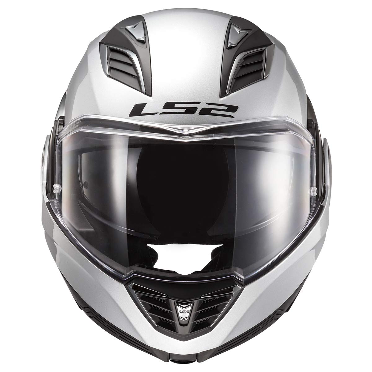 Foto 5 | Casco Modular Ls2 Valiant Ii Gloss Silver X-small - Venta Internacional.