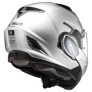 Foto 7 | Casco Modular Ls2 Valiant Ii Gloss Silver X-small - Venta Internacional.