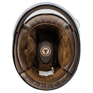 Foto 5 | Casco De Moto Torc T 105:24, Retro, Integral, Negro Brillante - Venta Internacional.