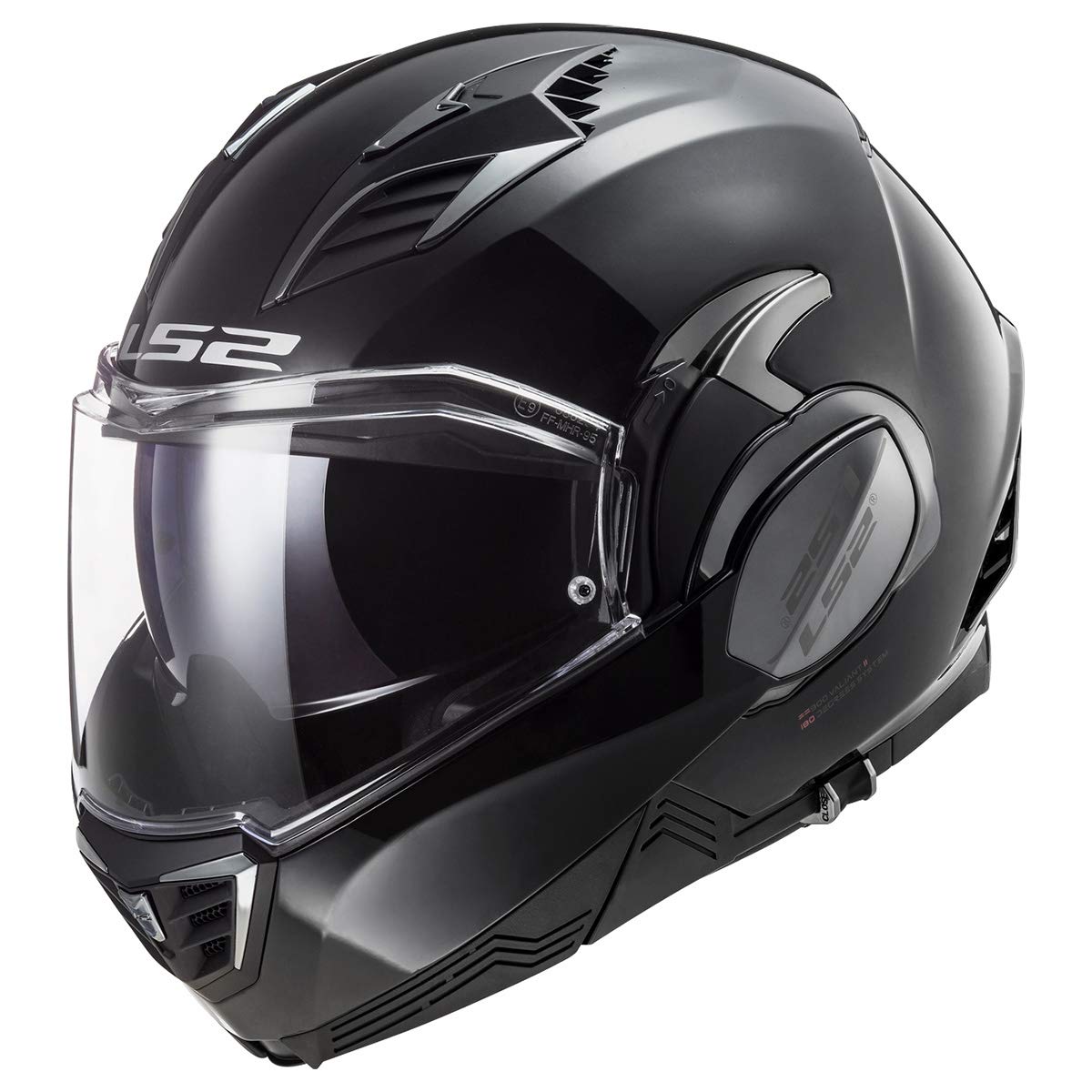 Foto 1 | Casco Modular Ls2 Valiant Ii Gloss Blackout X-small - Venta Internacional.