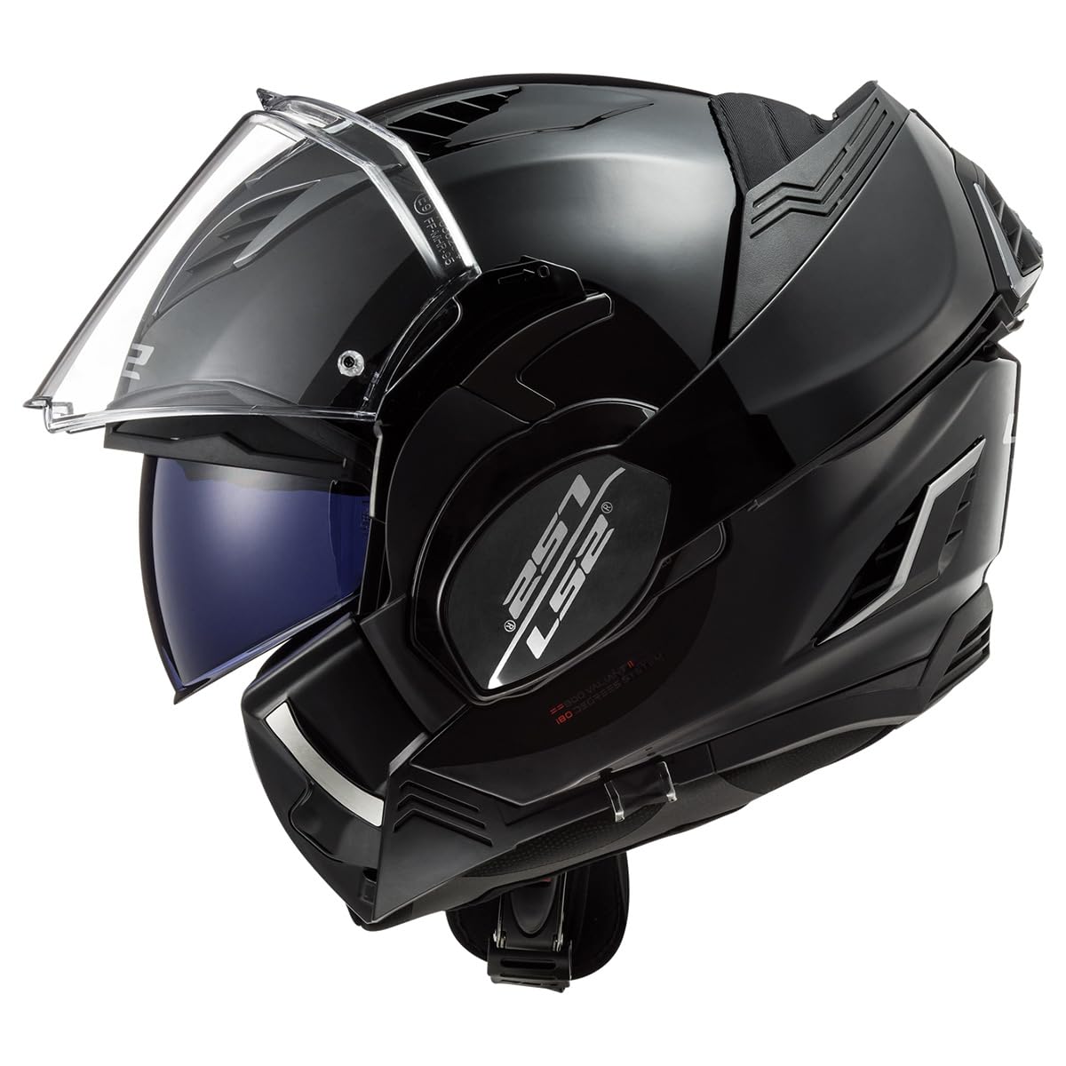 Foto 3 | Casco Modular Ls2 Valiant Ii Gloss Blackout X-small - Venta Internacional.
