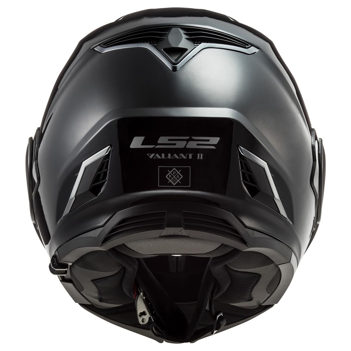 Foto 6 pulgar | Casco Modular Ls2 Valiant Ii Gloss Blackout X-small - Venta Internacional.