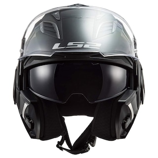 Foto 6 | Casco Modular Ls2 Valiant Ii Gloss Blackout X-small - Venta Internacional.