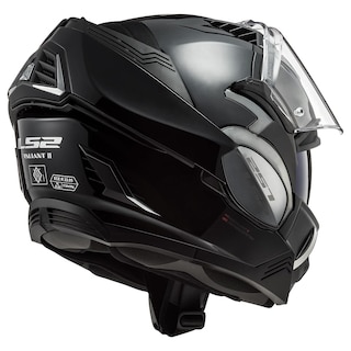 Foto 7 | Casco Modular Ls2 Valiant Ii Gloss Blackout X-small - Venta Internacional.