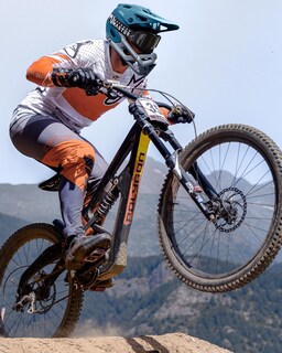 Foto 7 | Casco Para Bicicleta De Montaña Outdoormaster Grizzly Azure Blue M - Venta Internacional.