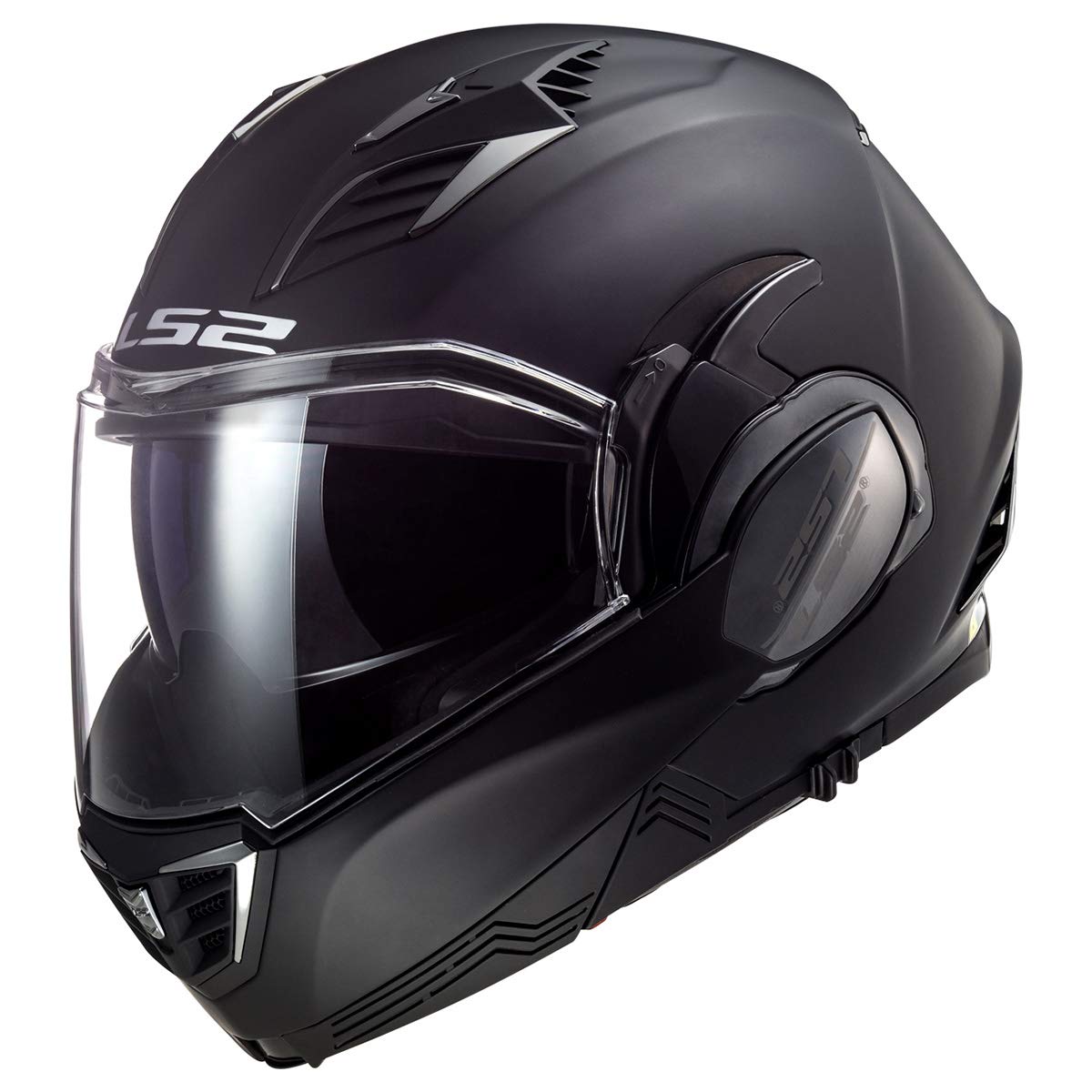 Foto 2 pulgar | Casco Modular Ls2 Valiant Ii Blackout Negro Mate 3xl - Venta Internacional.