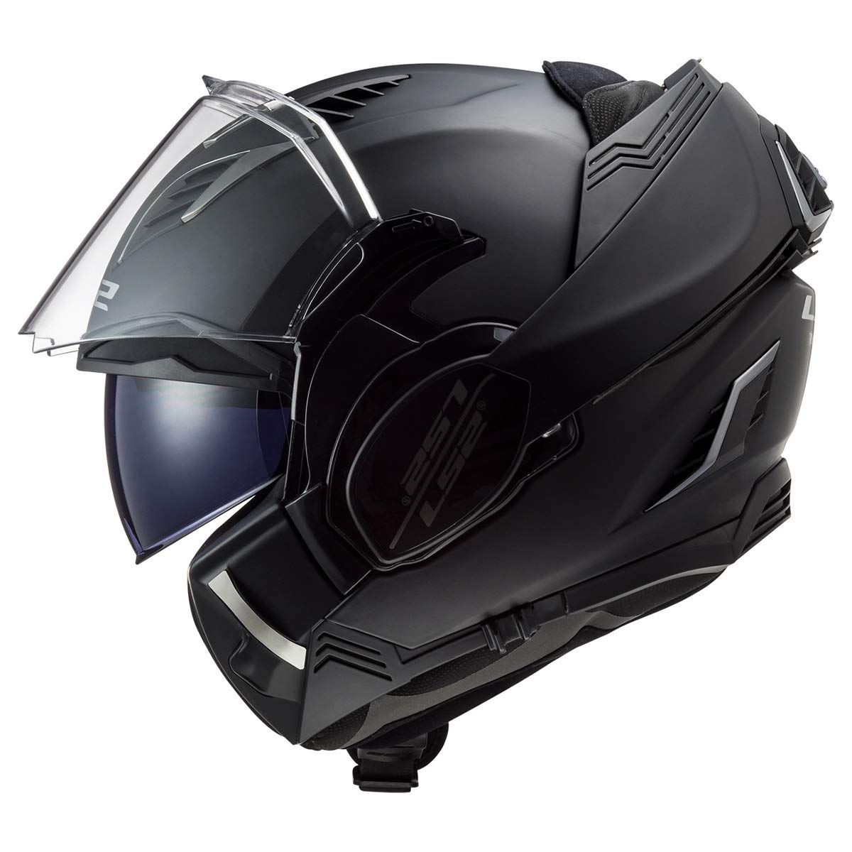 Foto 3 pulgar | Casco Modular Ls2 Valiant Ii Blackout Negro Mate 3xl - Venta Internacional.