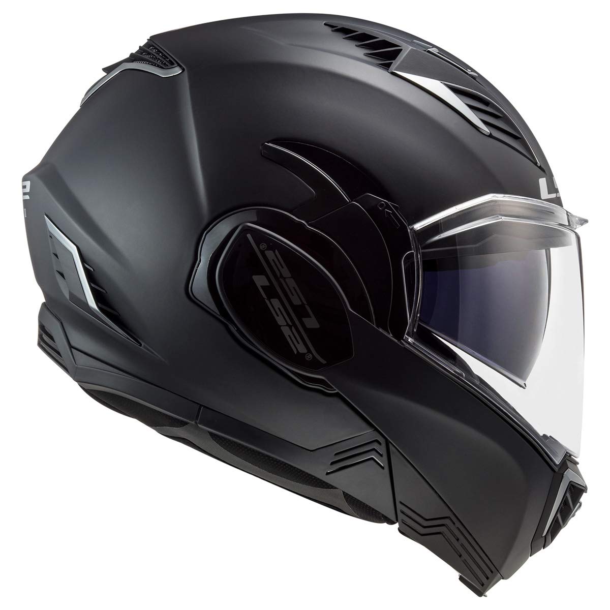 Foto 5 pulgar | Casco Modular Ls2 Valiant Ii Blackout Negro Mate 3xl - Venta Internacional.
