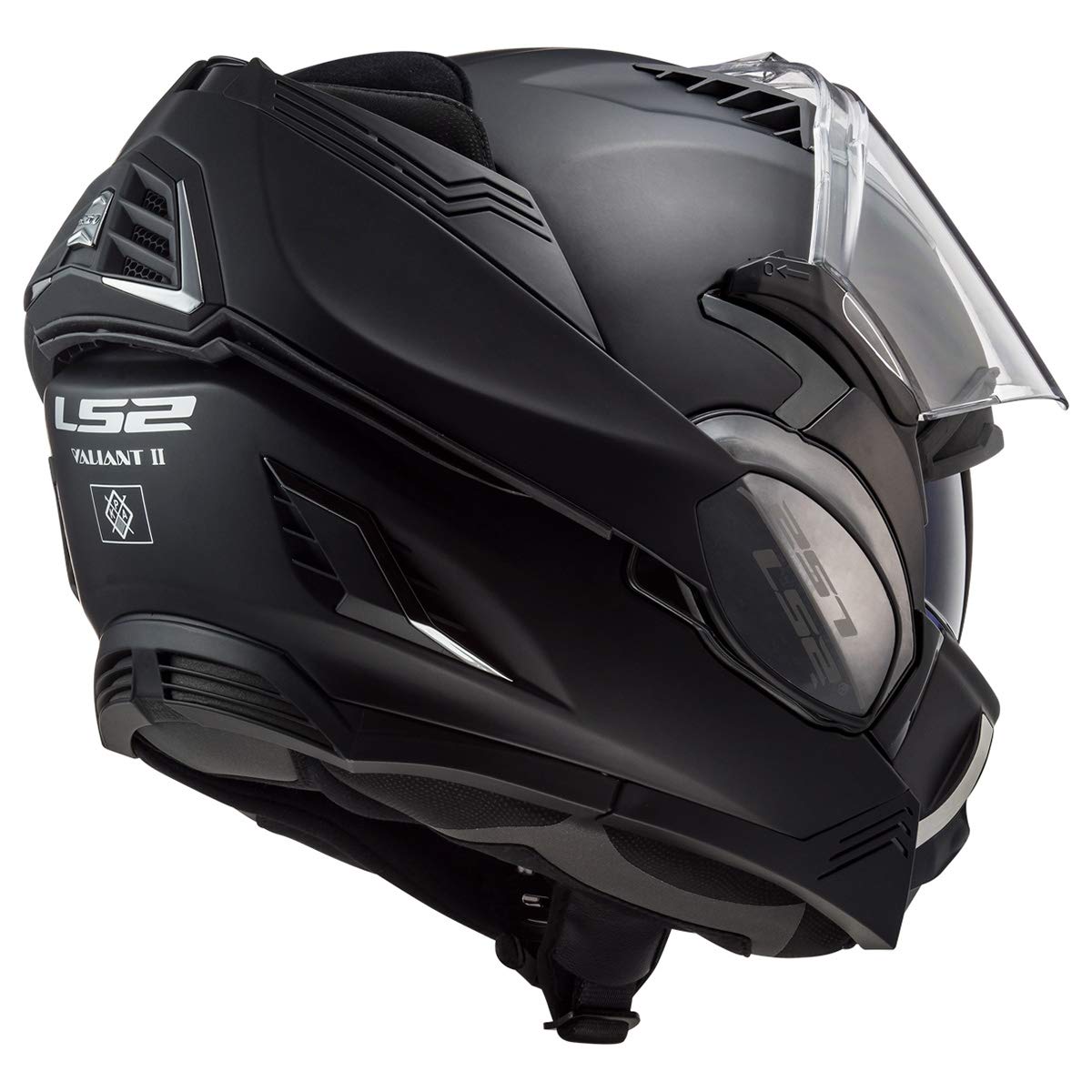 Foto 6 pulgar | Casco Modular Ls2 Valiant Ii Blackout Negro Mate 3xl - Venta Internacional.