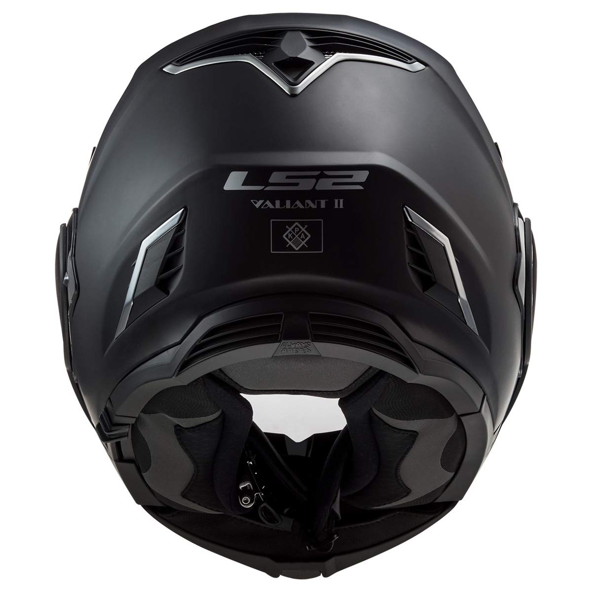 Foto 7 pulgar | Casco Modular Ls2 Valiant Ii Blackout Negro Mate 3xl - Venta Internacional.