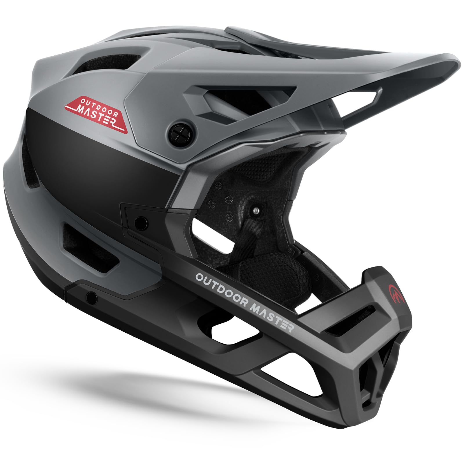 Foto 2 pulgar | Casco Para Bicicleta De Montaña Outdoormaster Grizzly Slate Grey - Venta Internacional.