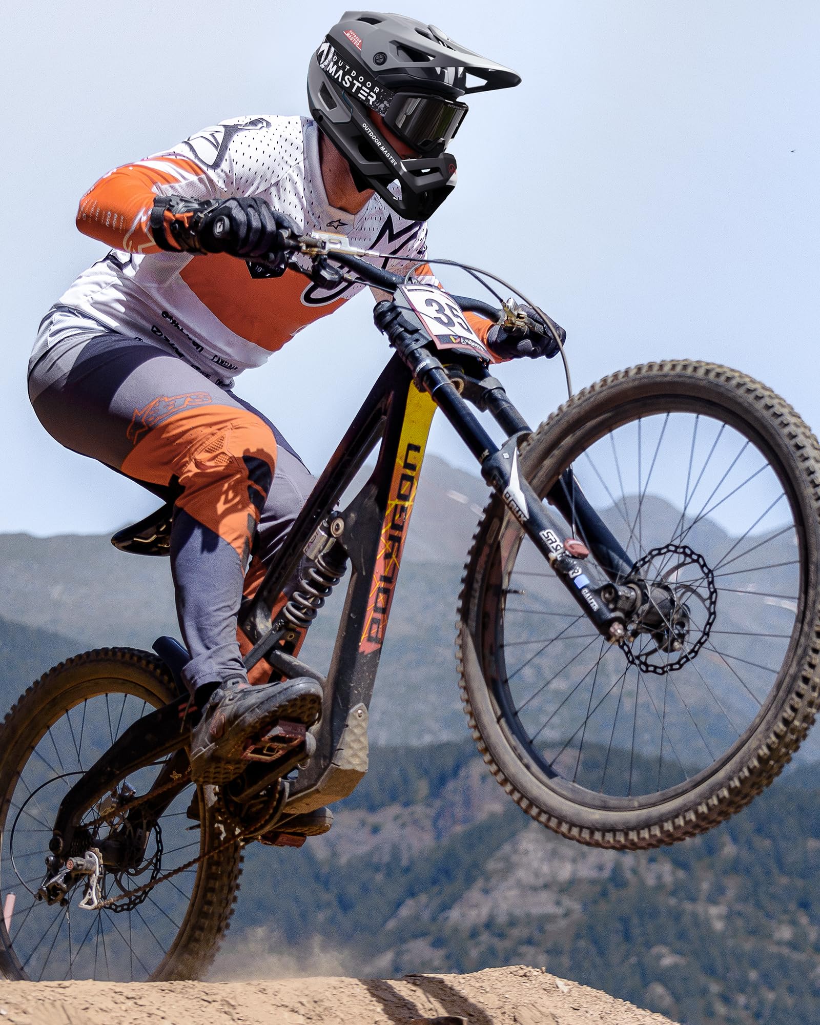 Foto 7 | Casco Para Bicicleta De Montaña Outdoormaster Grizzly Slate Grey - Venta Internacional.