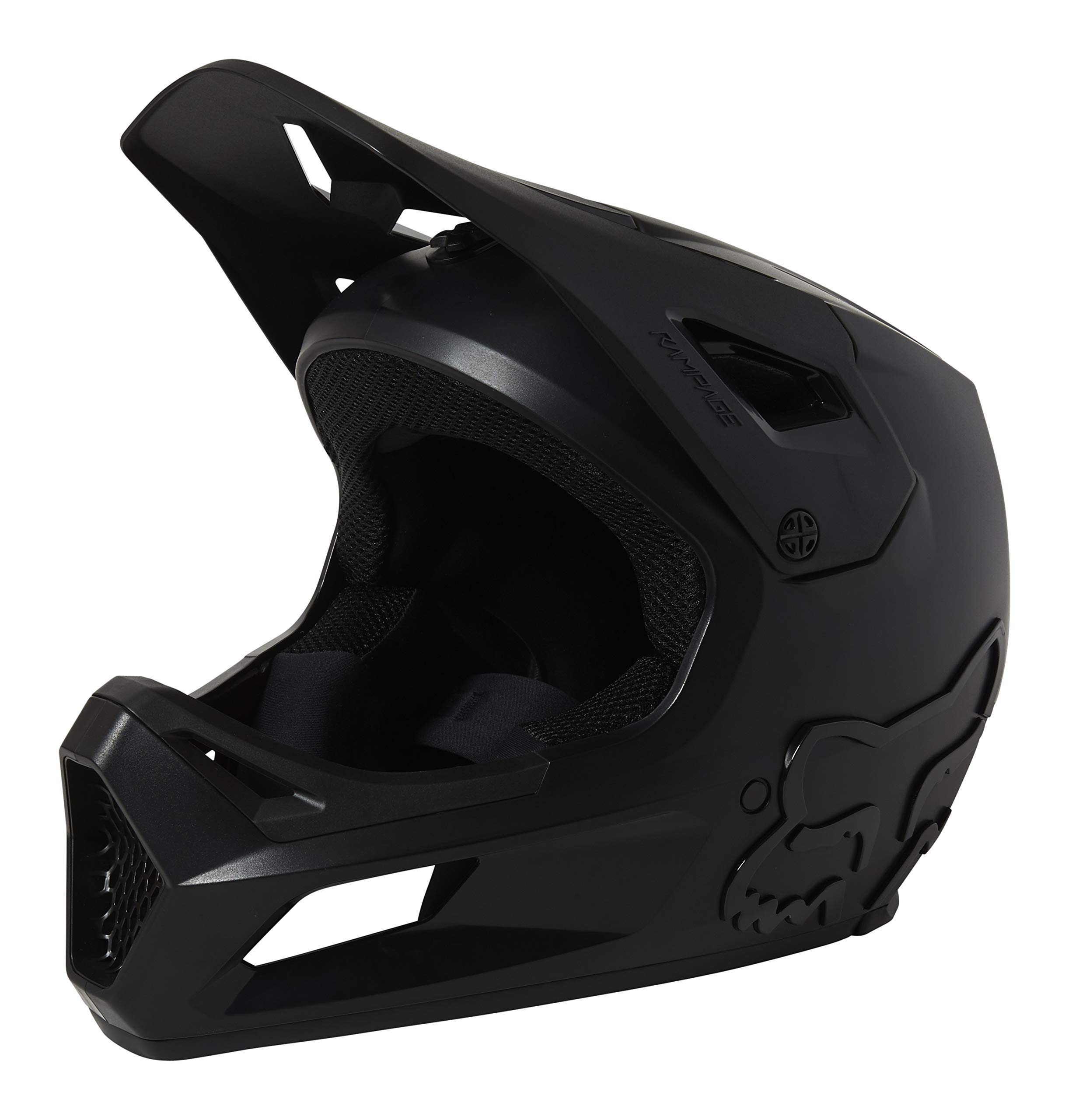 Foto 2 | Casco De Bicicleta De Montaña Fox Racing Rampage Youth, Negro, Pequeño - Venta Internacional.