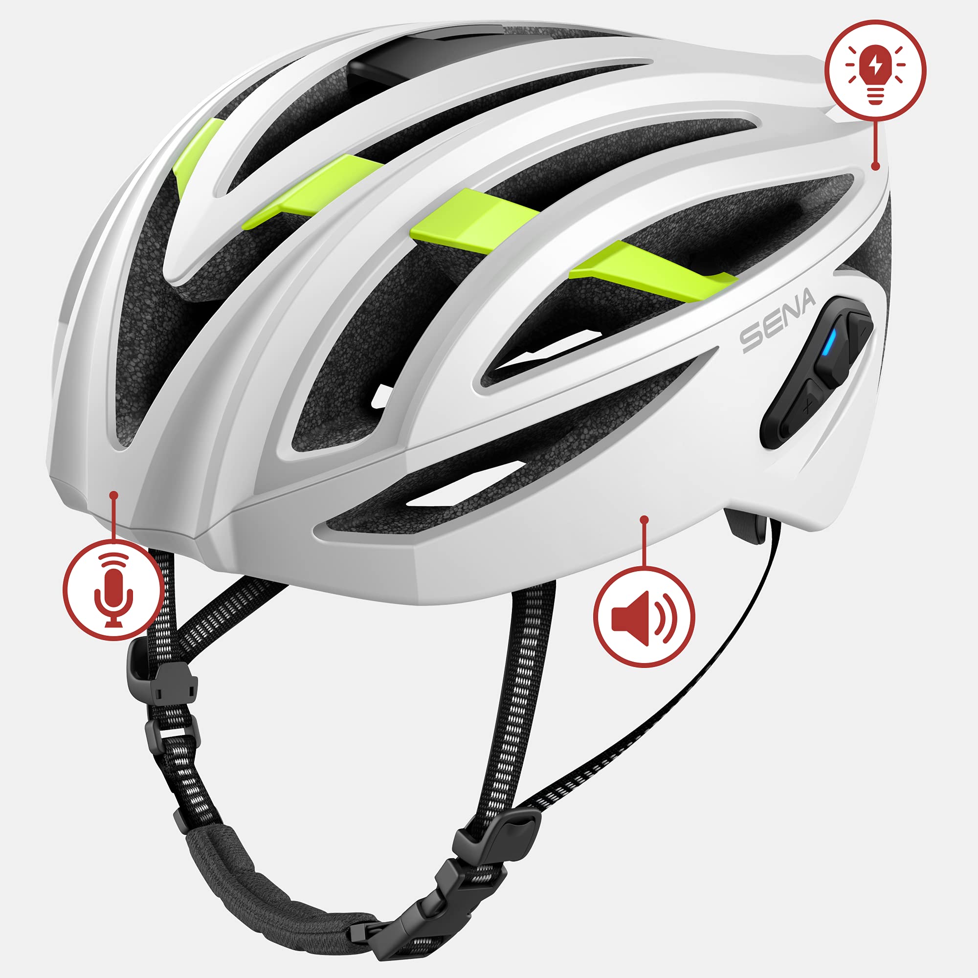 Foto 2 | Casco De Ciclismo Sena R2 Road Smart Bluetooth Matte Grey M - Venta Internacional.
