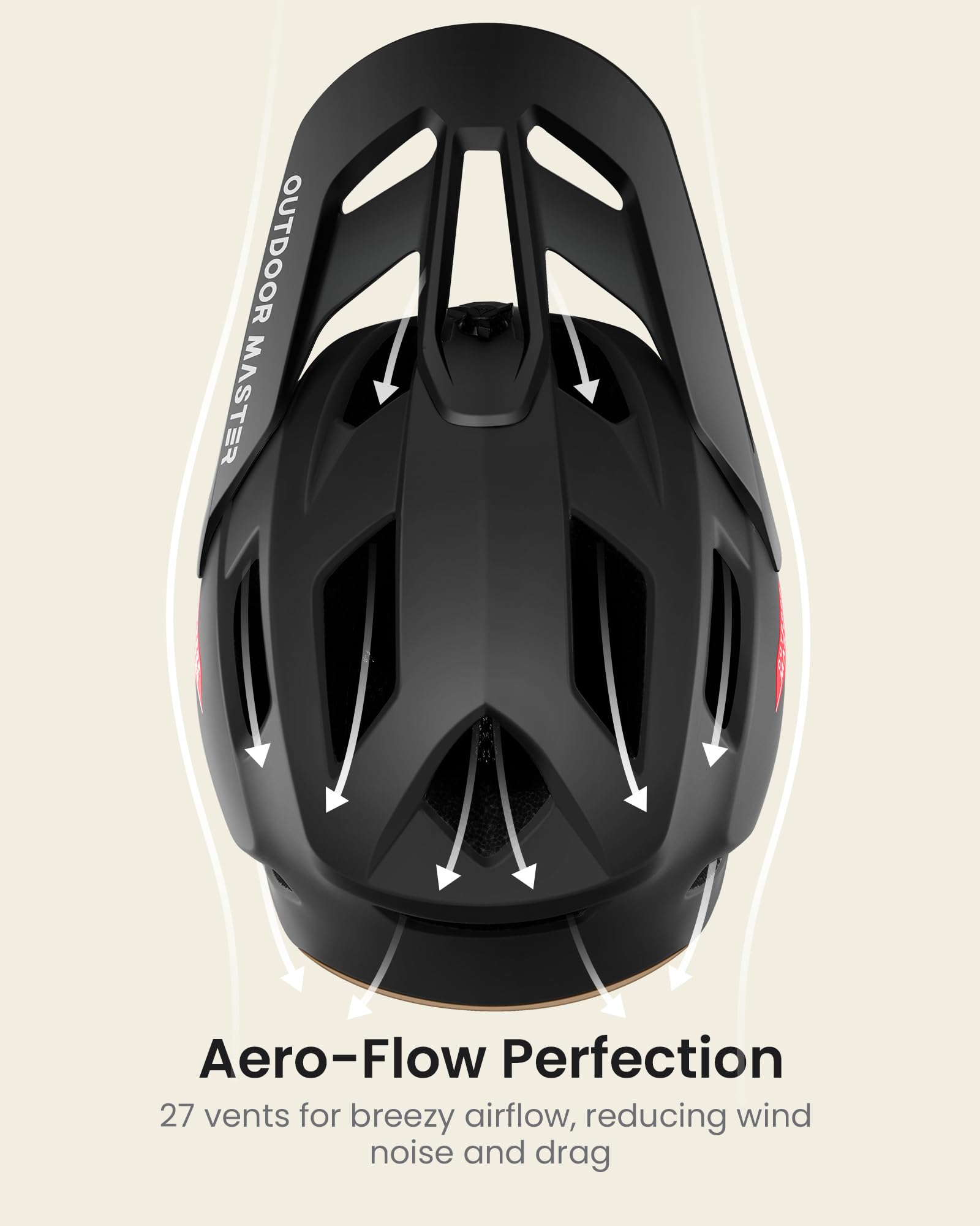 Foto 4 pulgar | Casco De Bicicleta De Montaña Outdoormaster Grizzly Meteorite Black - Venta Internacional.