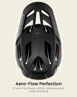 Foto 3 | Casco De Bicicleta De Montaña Outdoormaster Grizzly Meteorite Black - Venta Internacional.