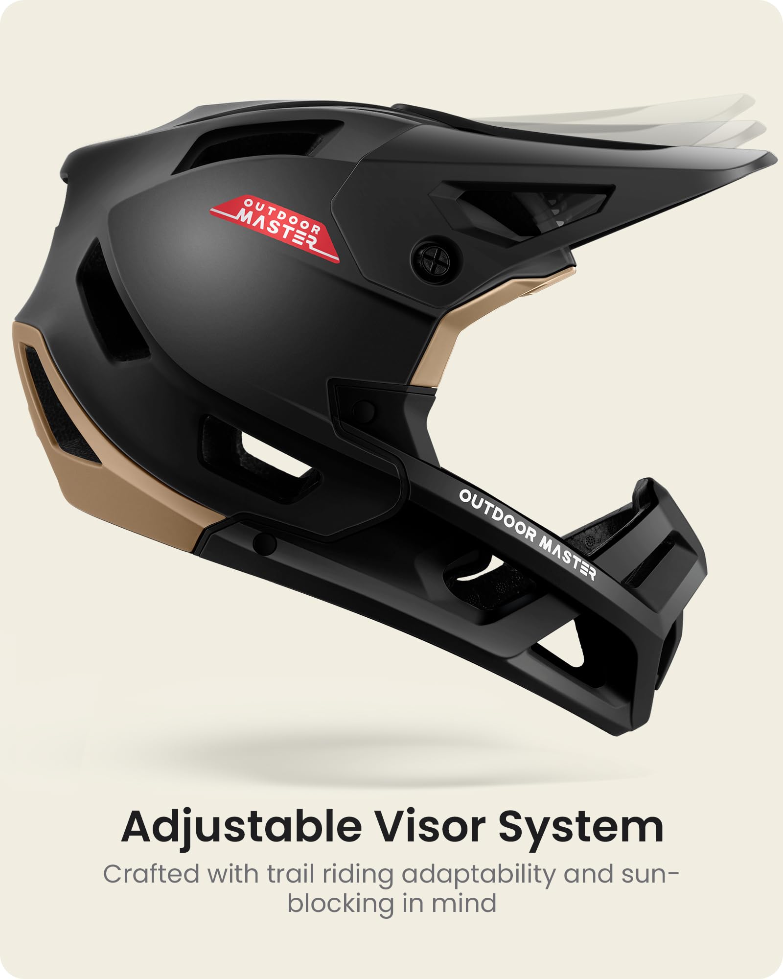 Foto 5 pulgar | Casco De Bicicleta De Montaña Outdoormaster Grizzly Meteorite Black - Venta Internacional.