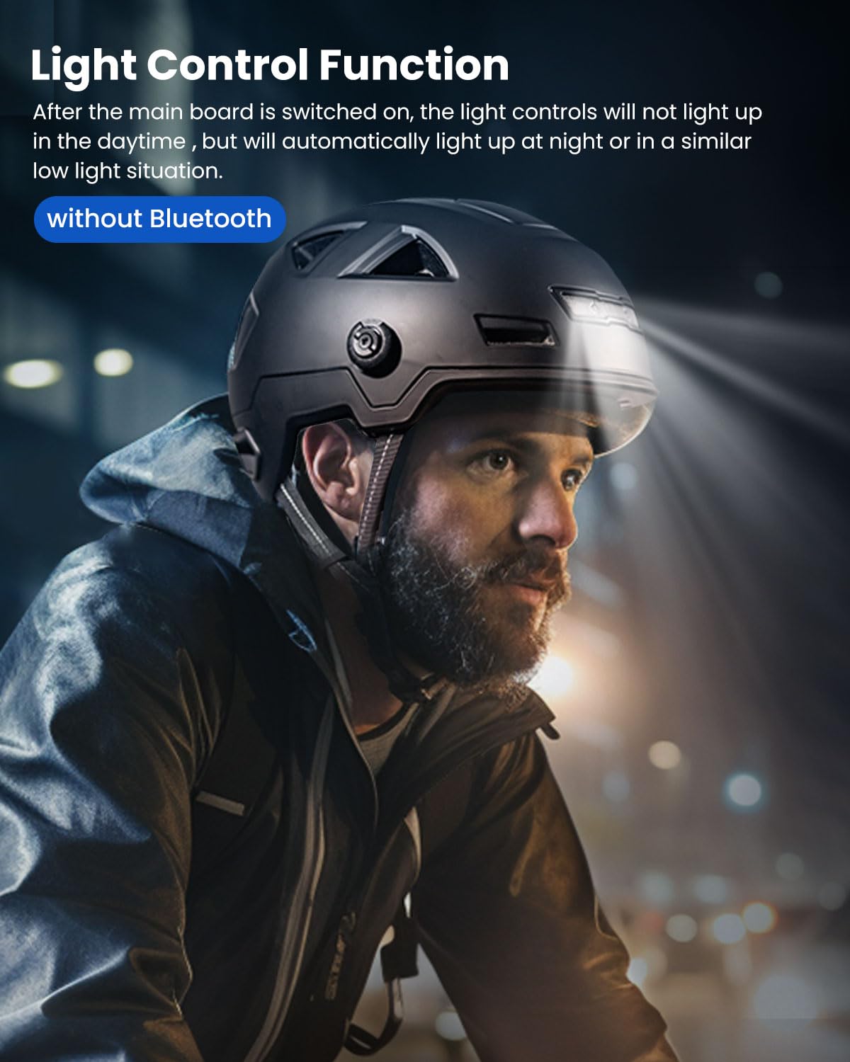 Foto 3 pulgar | Casco De Bicicleta Inteligente Ilm Con Control De Luz Led De Advertencia De Freno Nta8776 - Venta Internacional.