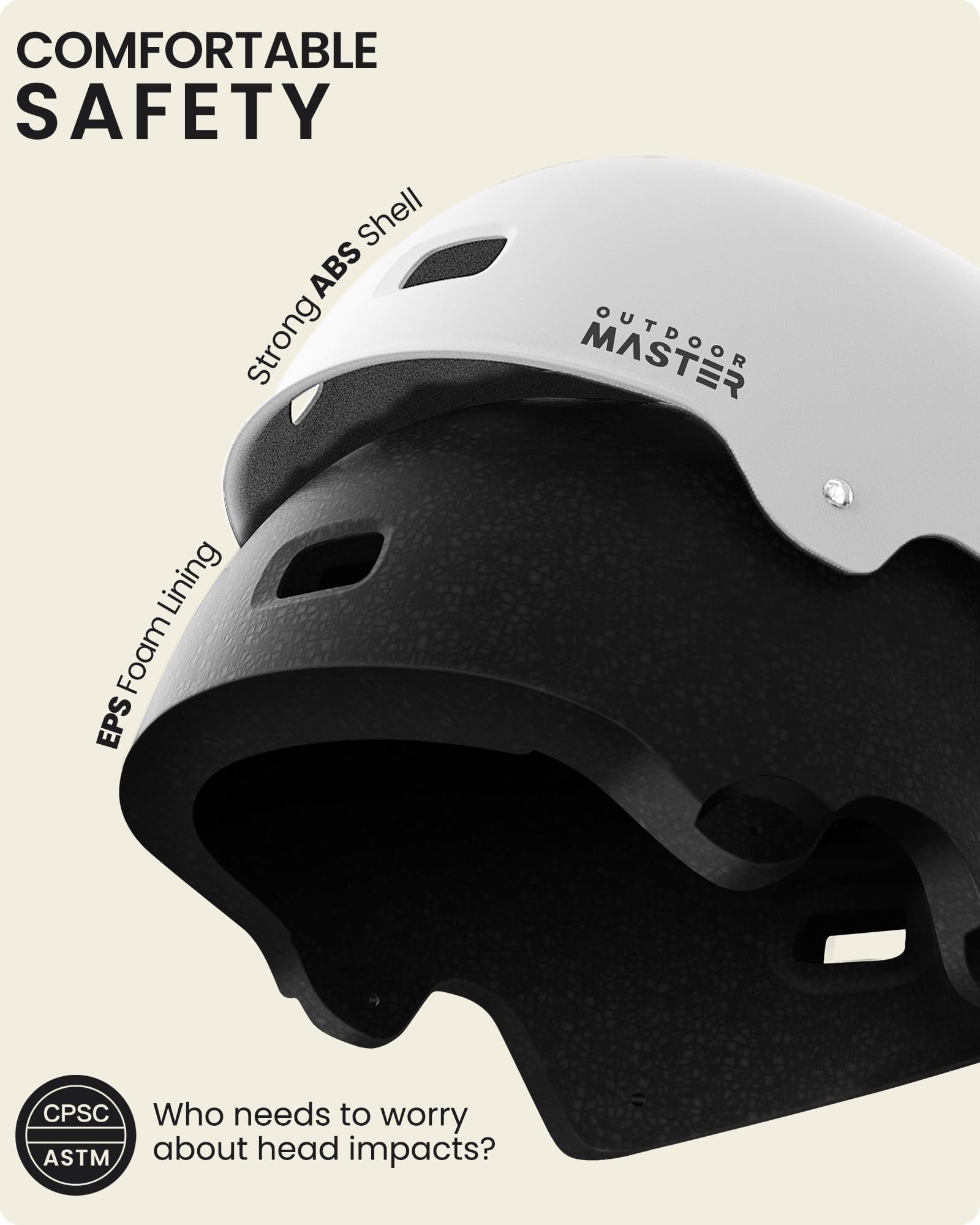 Foto 3 pulgar | Casco Outdoormaster Para Montar En Monopatín Para Niños, Jóvenes Y Adultos - Venta Internacional.