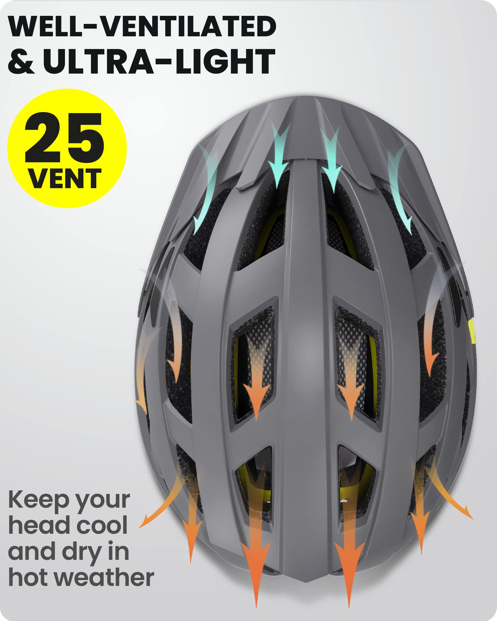 Foto 4 | Casco De Ciclismo Outdoormaster Mips Pavement Grey Para Adulto - Venta Internacional.