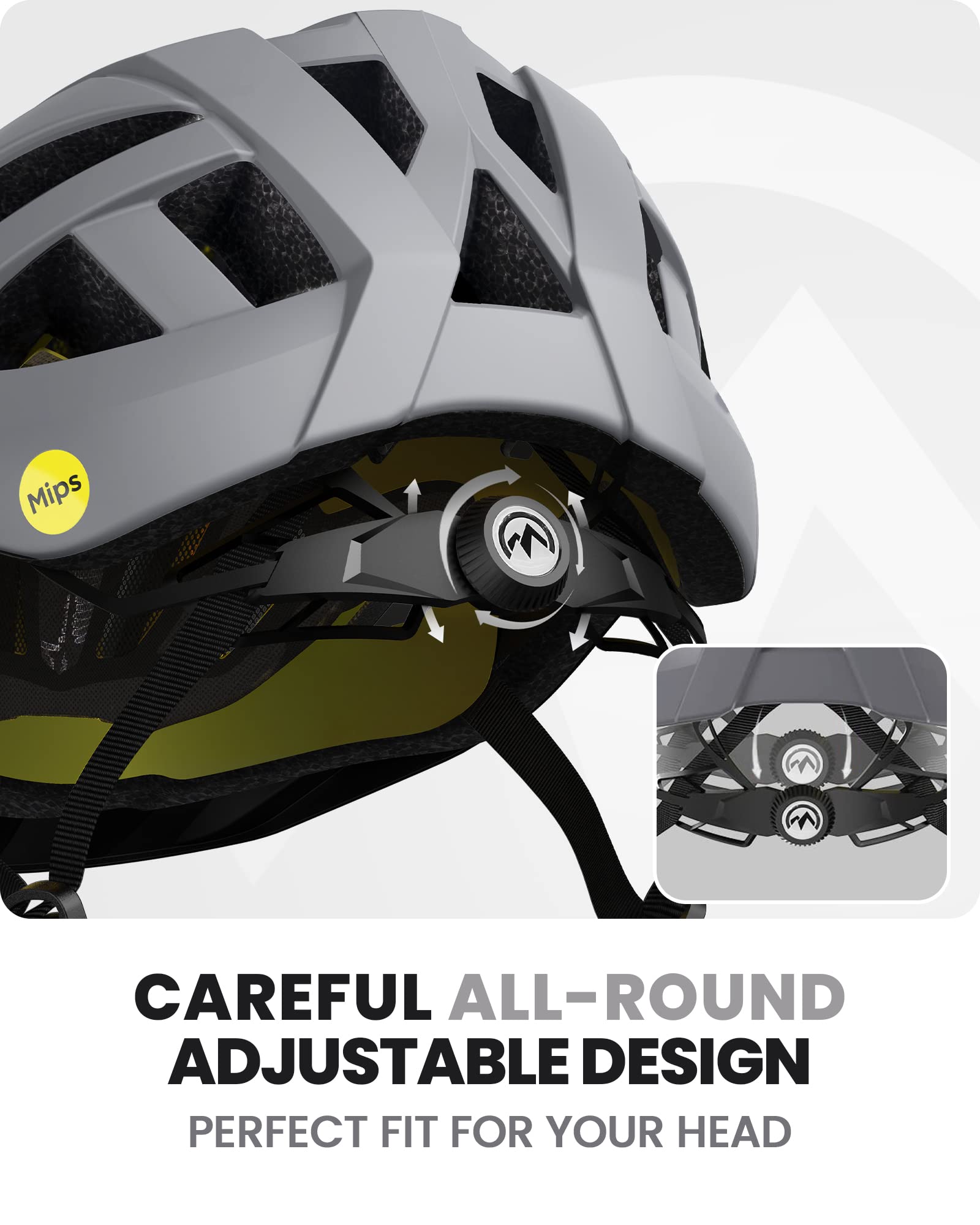 Foto 5 | Casco De Ciclismo Outdoormaster Mips Pavement Grey Para Adulto - Venta Internacional.
