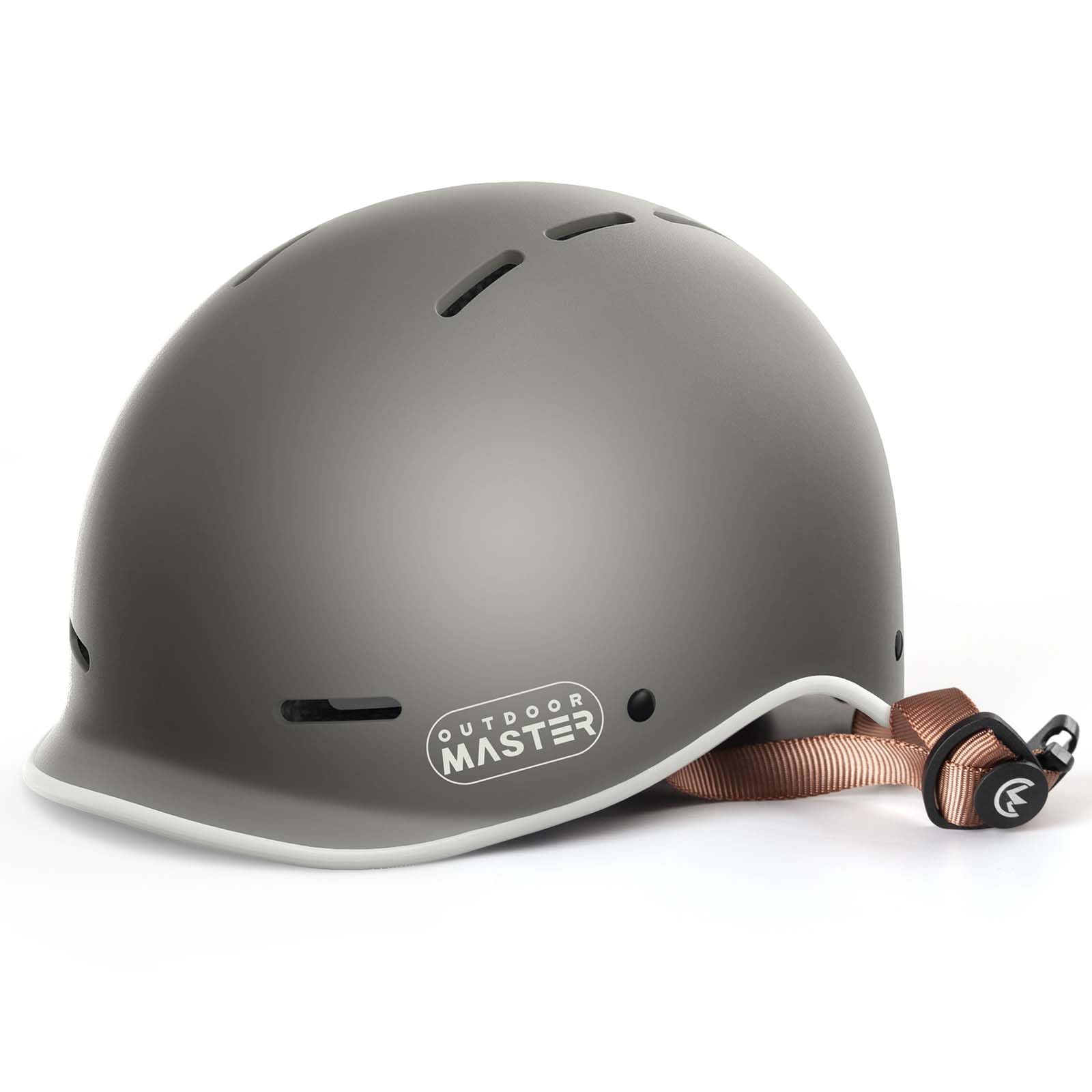 Foto 1 | Casco De Bicicleta Outdoormaster Con Certificación De Seguridad Gris Pizarra Para Adulto - Venta Internacional.