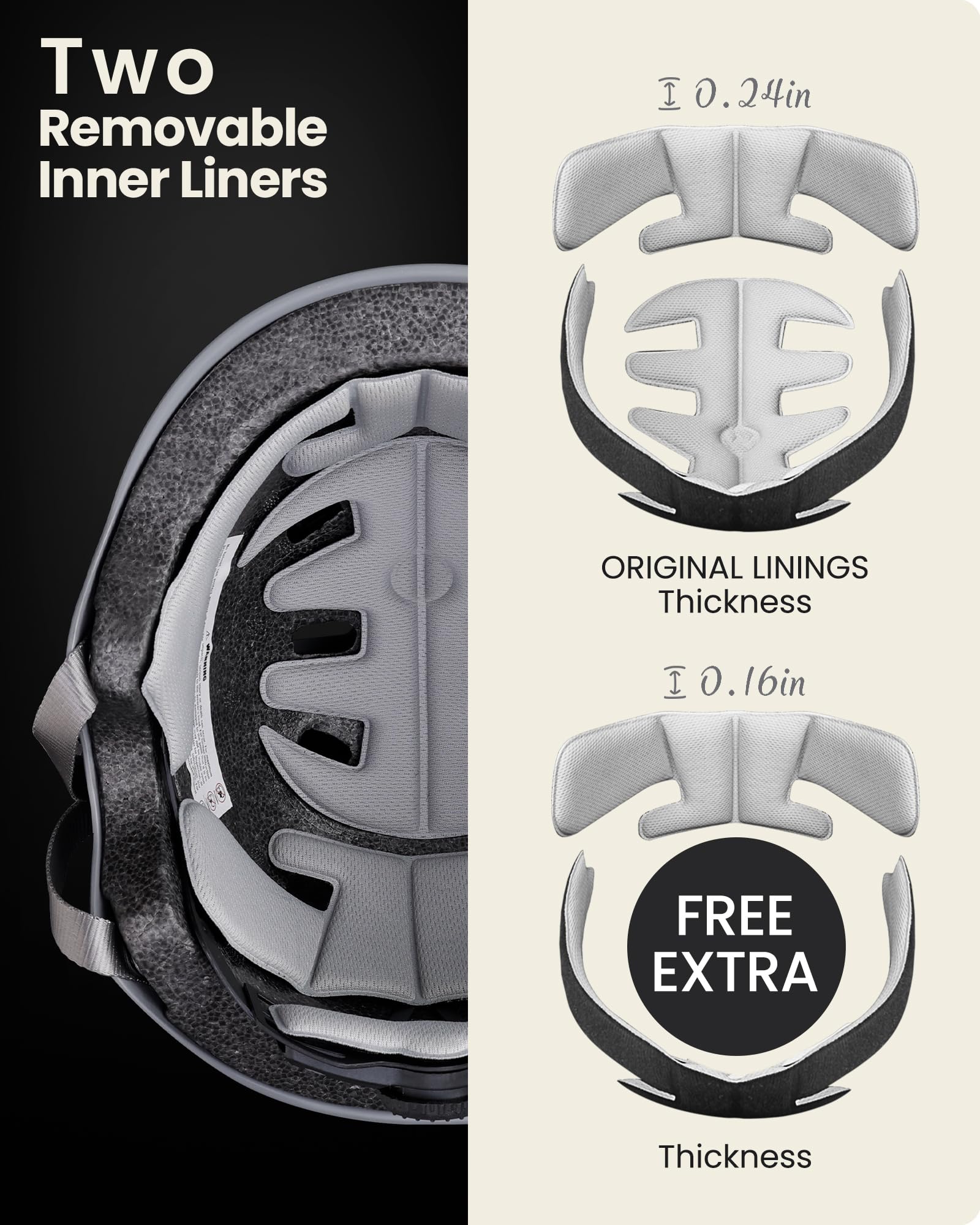 Foto 4 pulgar | Casco Outdoormaster Para Monopatín, Gris, Talla L - Venta Internacional.
