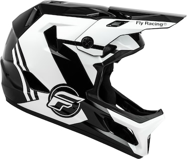 Foto 4 | Casco De Bicicleta Fly Racing Rayce Mtb/bmx Negro/blanco/gris Xs - Venta Internacional.