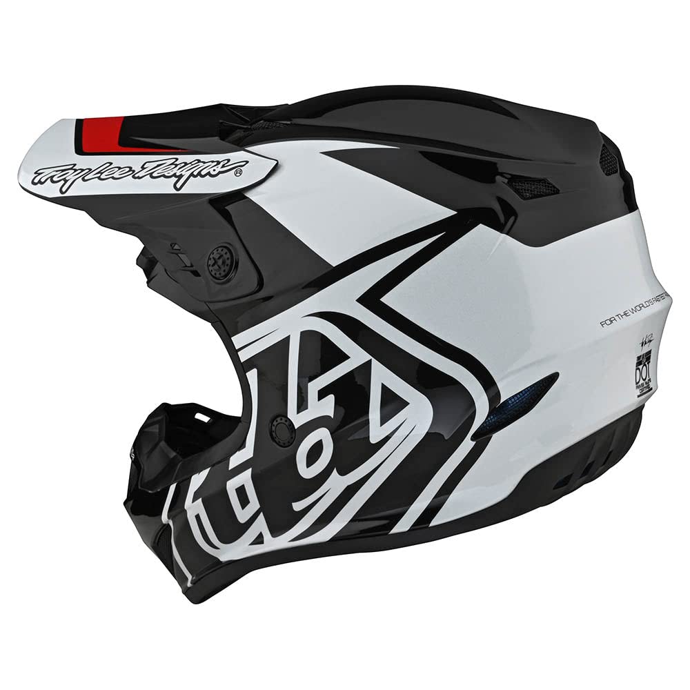 Foto 4 pulgar | Casco Troy Lee Designs Gp Anarchy Offroad Lg En Blanco Y Negro - Venta Internacional.