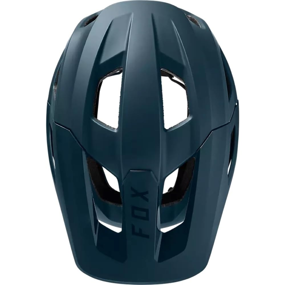 Foto 4 pulgar | Casco Para Bicicleta De Montaña Fox Racing Mainframe Trvrs, Color Azul Pizarra - Venta Internacional.