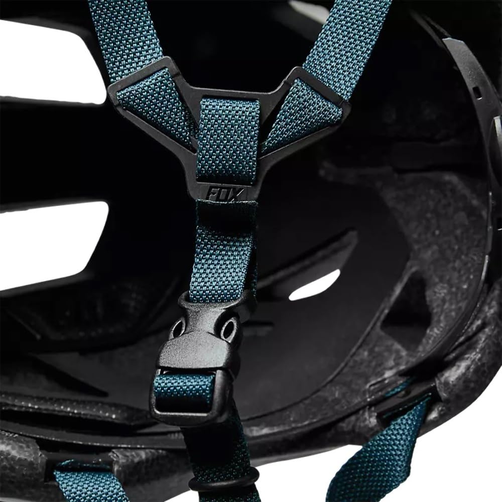 Foto 7 pulgar | Casco Para Bicicleta De Montaña Fox Racing Mainframe Trvrs, Color Azul Pizarra - Venta Internacional.