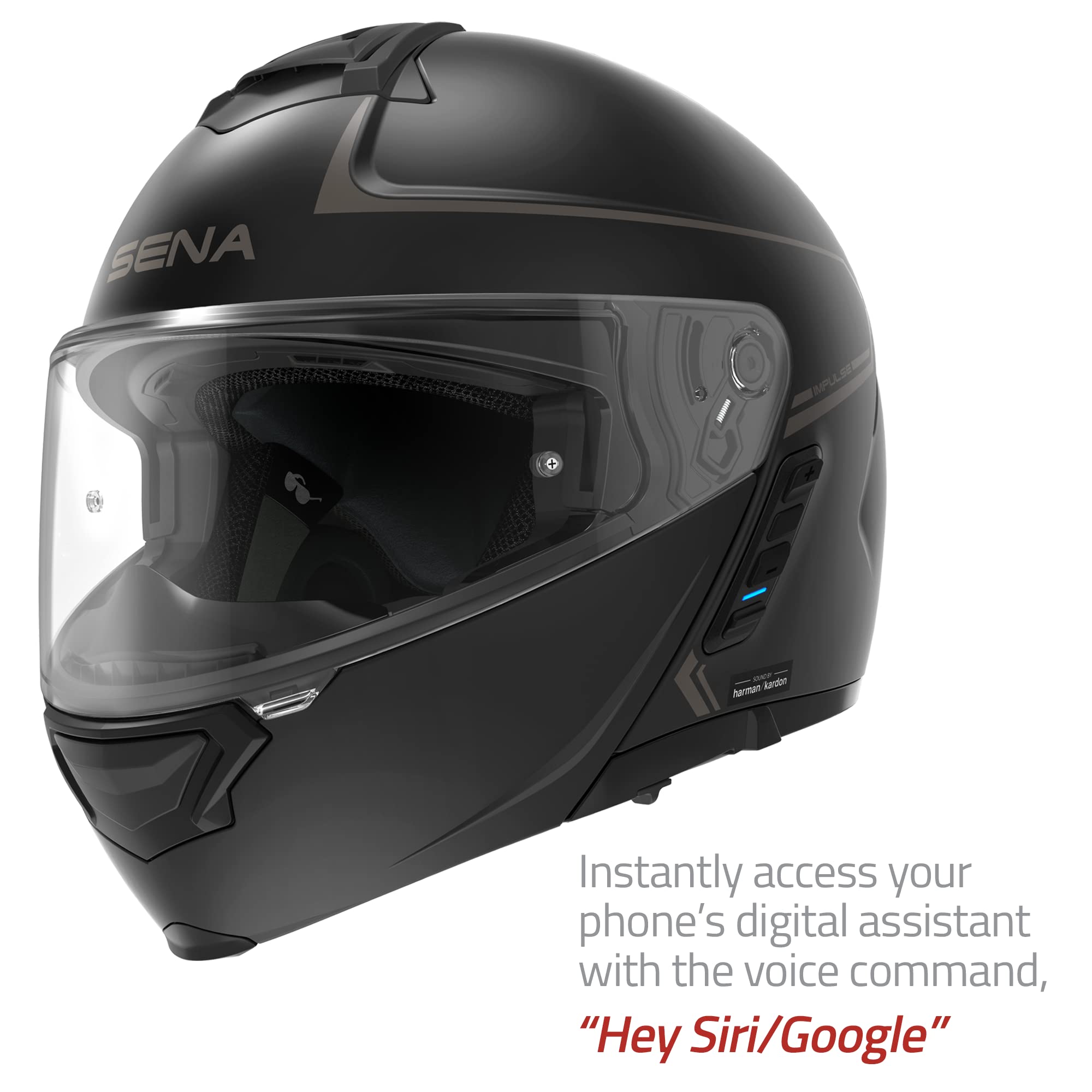 Foto 4 | Casco Sena Impulse Dot Modular Bluetooth Harman Kardon - Venta Internacional.