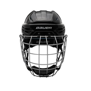 Foto 2 | Casco De Hockey Bauer Re-akt 55 Senior Con Máscara Facial Negra - Venta Internacional.