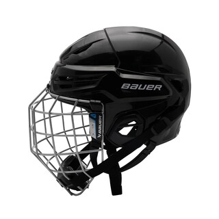 Foto 3 | Casco De Hockey Bauer Re-akt 55 Senior Con Máscara Facial Negra - Venta Internacional.