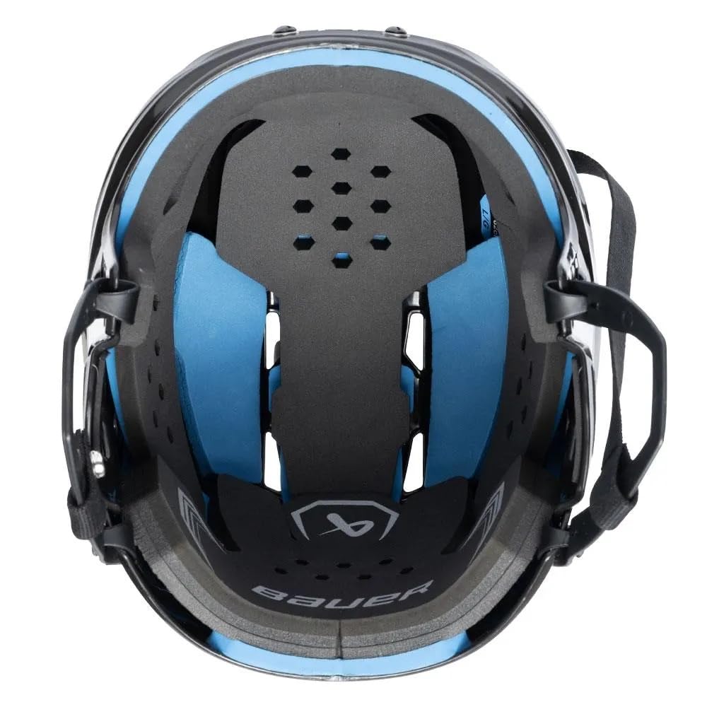 Foto 6 pulgar | Casco De Hockey Bauer Re-akt 55 Senior Con Máscara Facial Negra - Venta Internacional.