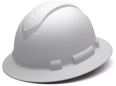 Foto 1 | Casco Con Trinquete Pyramex Ridgeline De Ala Completa Con 4 Puntas, Color Blanco - Venta Internacional.