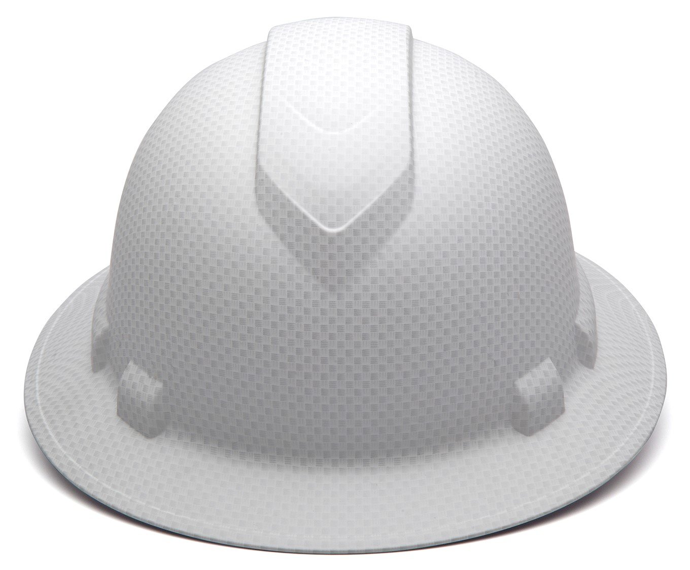 Foto 3 pulgar | Casco Con Trinquete Pyramex Ridgeline De Ala Completa Con 4 Puntas, Color Blanco - Venta Internacional.