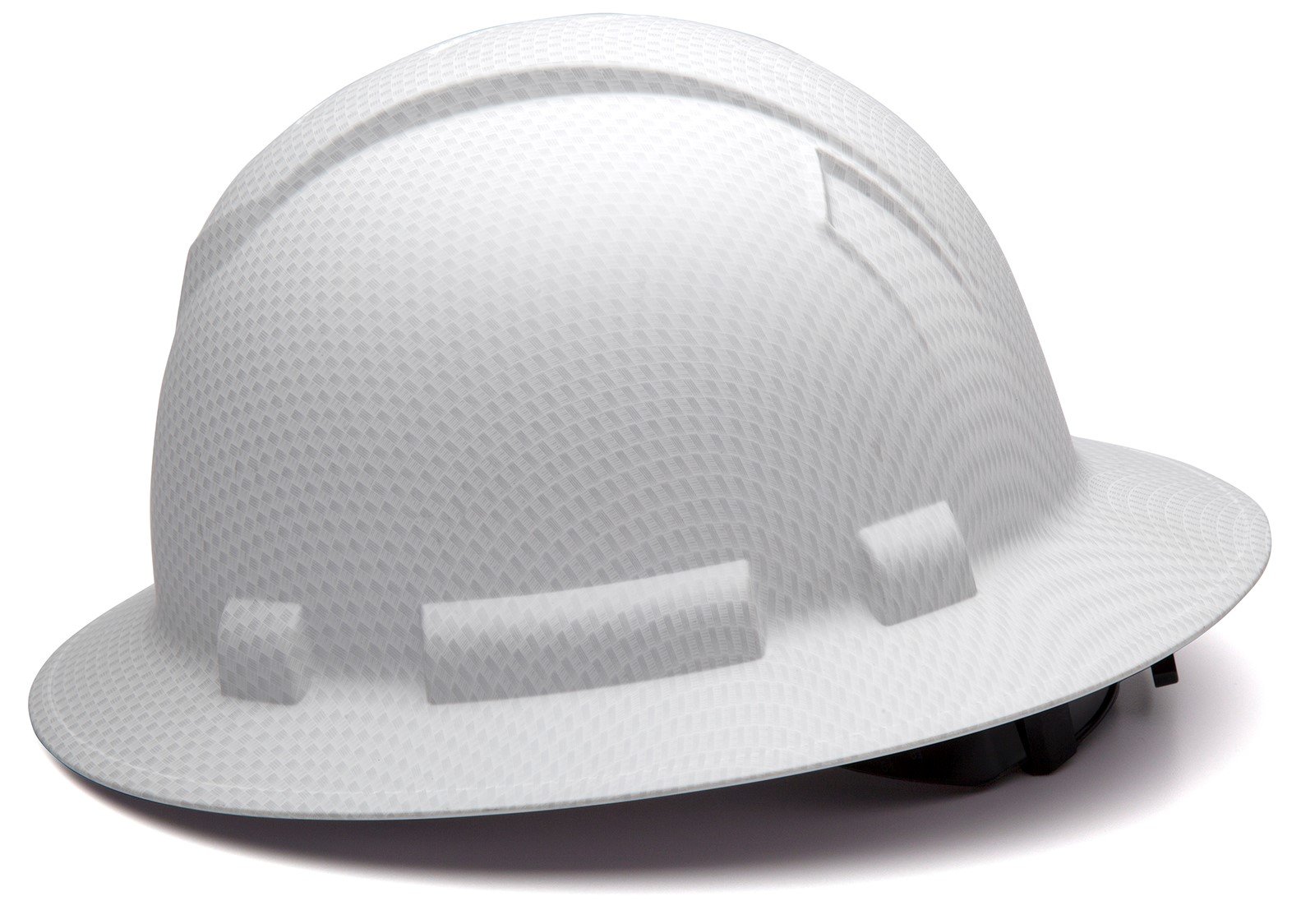 Foto 4 pulgar | Casco Con Trinquete Pyramex Ridgeline De Ala Completa Con 4 Puntas, Color Blanco - Venta Internacional.