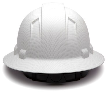 Foto 4 | Casco Con Trinquete Pyramex Ridgeline De Ala Completa Con 4 Puntas, Color Blanco - Venta Internacional.