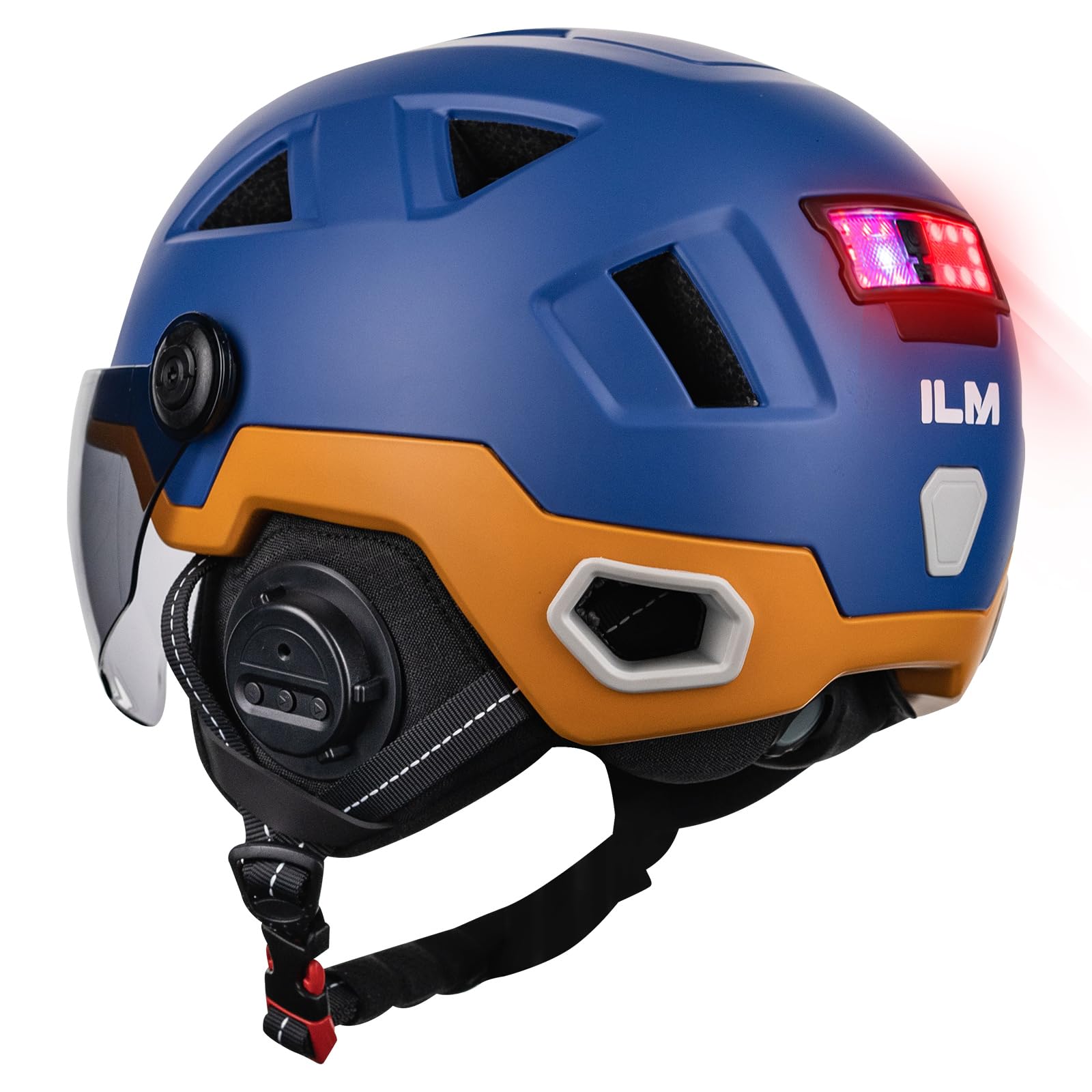 Foto 2 pulgar | Casco De Bicicleta Inteligente Ilm Bluetooth Con Control De Luz Led De Advertencia De Freno - Venta Internacional.