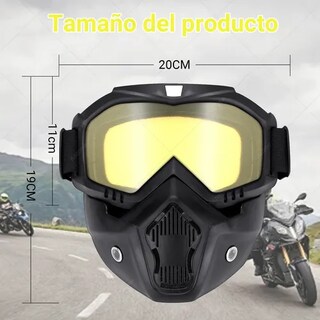 Foto 2 | Mascara Tactica Xtellar Removible Respirable Para Motocicleta